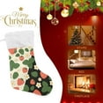 thumbnail image 3 of SKYSONIC Strawberry Christmas Stocking Personalized Large Candy Stocking Hanging Gift Xmas Stockings Decoration for Family Holiday Party Ornaments Decor Fireplace, 3 of 7
