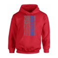 thumbnail image 1 of Awkward Styles Unisex Autism Awareness American Flag Graphic Hoodie Tops, 1 of 5