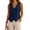 Dark Blue, variant on Women's Cotton Linen Vest V Neck Button Down Sleeveless Waistcoat Casual Dressy Suit Vests Lightweight Summer Jackets Basic Tops for Ladies Work Daily Wear Beige S