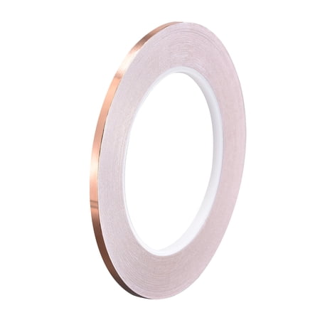 Ruban Conducteur Double Face En Feuille De Cuivre (10 Mm X 30 M) 0,05