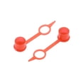 thumbnail image 4 of Unique Bargains Silver Tone M6 Thread 45 Degree Angle Grease Nipple Fittings w/ Dust Cap for Car 20 Set, 4 of 6