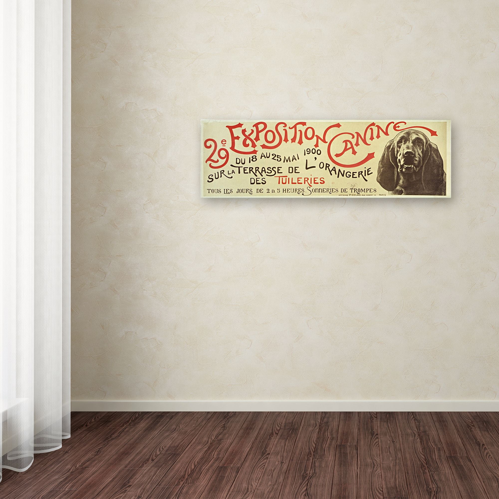 Trademark Fine Art 'Exposition Canine Dachshund' Canvas Art by Vintage Apple Collection