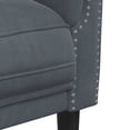 thumbnail image 5 of vidaXL Adult Sofa Chair - Dark Grey Velvet, 5 of 5