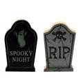 thumbnail image 2 of 2 piezas de decoración de cementerio de Halloween, lápida de espuma, decoración de lápida de Halloween espeluznante para jardín de casa embrujada Sailing Electrónica, 2 of 3