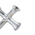 thumbnail image 3 of Arthur Court Designs Aluminum Wall Metal Hanging Christian Cross - Symbol Of Faith 14 Inch Tall, 3 of 5