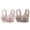 #1_Pink, variant on Save On 2 Packs Floral Bras for Women Front Buckle Brassiere Full Coverage Shelf Support Push-Up Bra Everyday Wirefree Comfortable Support Underwear Plus Size Lounge Brassiere