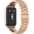 thumbnail image 4 of Correa de reloj Likrtyny de acero inoxidable para Galaxy Fit 3 SM-R390 oro rosa, 4 of 8