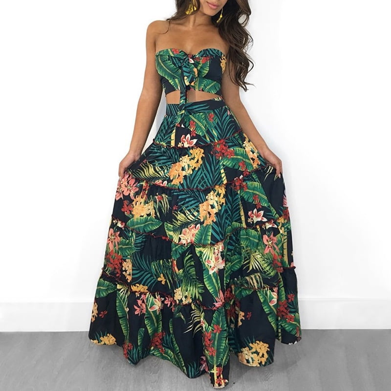 High waisted skirt two piece set outlet