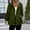 Army Green, variant on HAPIMO Women's Waterproof Jacket Casual Long Sleeve Zip Up Coat Outdoor Hiking Workout Jacket Loose Solid Pocket Jacket Coat Fall Winter Outerwear Jacket Blue L