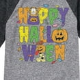 thumbnail image 3 of Garfield - Happy Halloween Icons - Toddler And Youth Raglan Graphic T-Shirt, 3 of 4