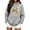 Light Gray, variant on Womens Sea Turtle Print Hoodies Long Sleeve Hooded Sweatshirt Fall Casual Pullover