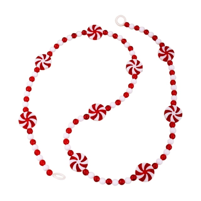 Liyamei Decorations Candy Strings Style Decorative Tassels Beads Two Tone Windmills Mint DIY