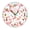 Fclock014, variant on YladaFaie Flamingo Round Wall Clock, 10 Inch Watermelon Battery Operated Analog Quiet Round Desk Clock,Flamingo Beach Decorative Haning Clock for Home,Kitchen,Office,School,Bathroom