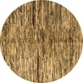 thumbnail image 1 of Ahgly Company Indoor Round Oriental Brown Modern Area Rugs, 7' Round, 1 of 4