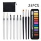 thumbnail image 5 of 12 colores vívidos Solicitud de pintura acuarela sólida Dibujo Premium Art Supplies Agua Pinceles Pen para Bosquejo Cardmaking, 5 of 9