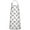 White Cow Happy, variant on White Cow Black Spot Milk Pattern Apron-Garden Aprons for Women with Pockets-Cotton Linen Waterproof Kitchen Cooking Gardening Aprons Adjustable for Kitchen,Cooking,BBQ and Salon 33x27 Inch