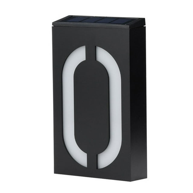 Solar House Number Light under $5! CQCYD Solar Powered House Number Light, Outdoor Waterproof Address Plaque, Illuminated Door Number Sign, Garden Courtyard Wall Light, Automatic Solar Lighting