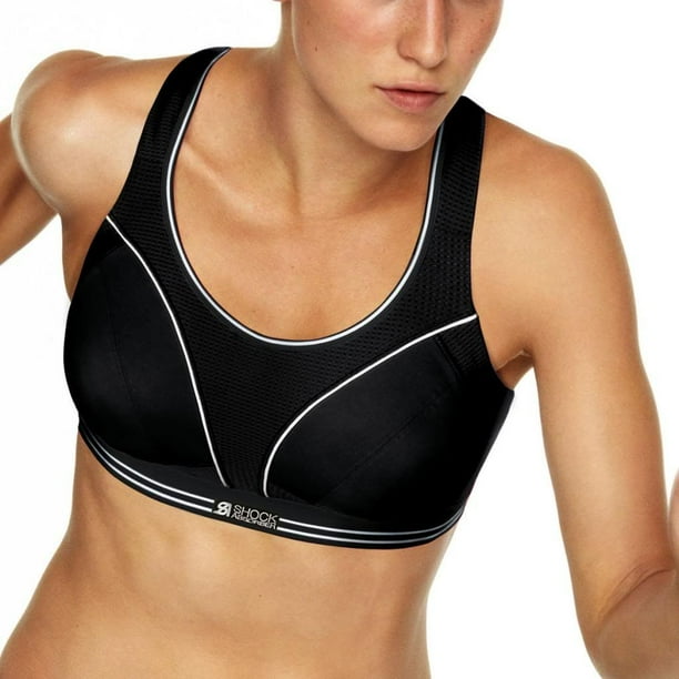 Brand New Shock Absorber Ultimate Run Sports Bra Black 5044 34C