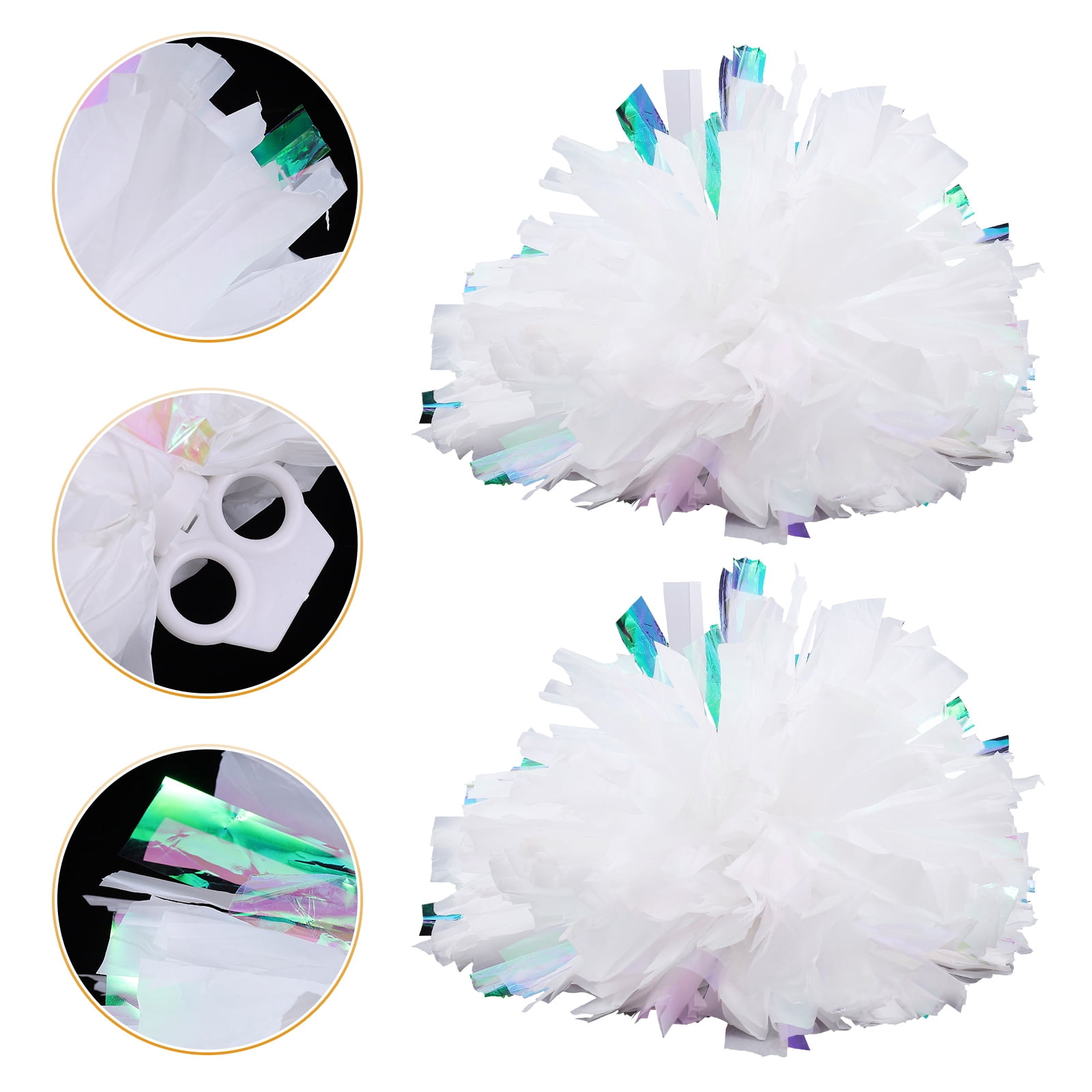 LABRIMP cate Cheerleader Pom Poms Eye-Catching for Game Playing 10Pcs