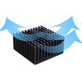 thumbnail image 2 of 4pcs 40x40x20mm Aluminum Heatsink Radiator Cooler For Electronics LED Chip With Thermal Conductive Double Sided Tape, 2 of 4