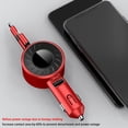 thumbnail image 4 of Cargador de Coche Retráctil con Cable USB C para , para y para , Cable de Carga Rápida, Adaptador para Encendedor de Cigarrillos, Color Negro., 4 of 5