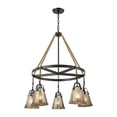 thumbnail image 1 of Hanson Esplanade - Five Light Chandelier   Oil Rubbed Bronze Finish with Antique, 1 of 1