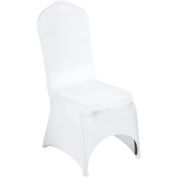 KFFKFF 50 PCS White Chair Covers Spandex Chair Cover for Wedding Party