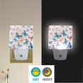 thumbnail image 6 of Butterfly Multicolor Night Light LED Dusk to Dawn Auto Sensor Night Lamp Plug-in Nightlight for Bedroom Hallway Kitchen 2 PCs, 6 of 7