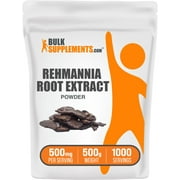 Bulksupplements.com Rehmannia Root Extract - Kidney Support - Anti-inflammatory Supplements - Renal Vitamins - Kidneys Supplements (500 Grams)