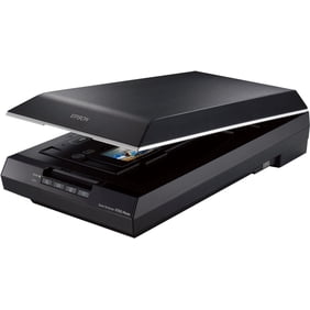 Restored Epson Perfection V550 Color Photo, Film, Negative & Document Flatbed Scanner &ndash; 6400 dpi, USB &ndash; B11B210302 (Refurbished)