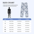 thumbnail image 4 of Logiee Blue Fish Print Pajama Pants for Men,Men’s Pajama Bottoms,Mens PJ Pants with Pockets & Button Fly-X-Large, 4 of 6