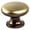 Bronze, variant on Berenson 7006-1BPN-P 1.375 in. dia. Valencia Knob with Brushed Nickel