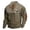 Khaki, variant on Men's Hoodless Sweatshirt Long Sleeve Crewneck Pullover Soft Casual Streetwear Top for Daily Comfort and Style Across Seasons