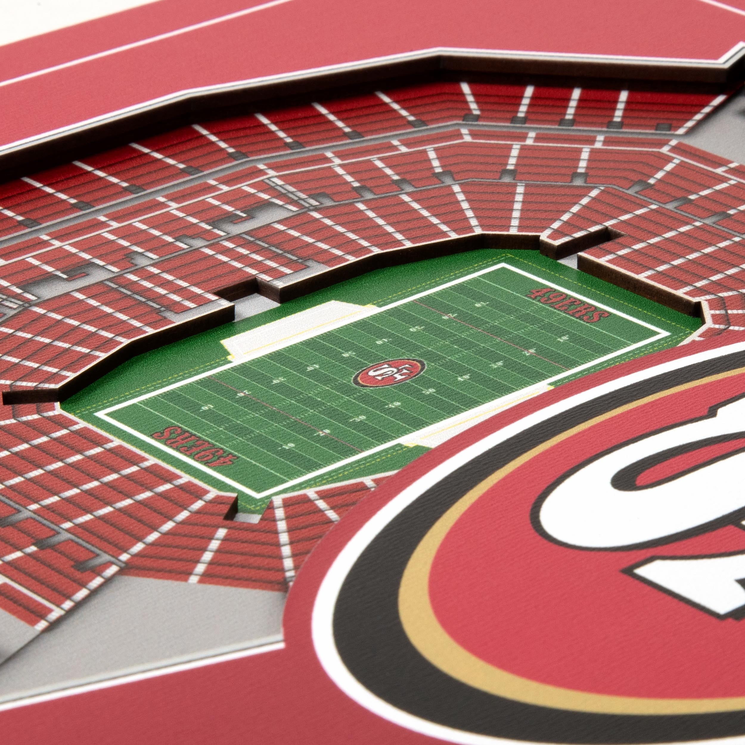 YouTheFan NFL San Francisco 49ers Stadium Series 3D Wall Art