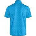 thumbnail image 4 of Golf Polo Shirts for Men Funny Golf Print Short Sleeve Polos Sky Blue XXL, 4 of 4