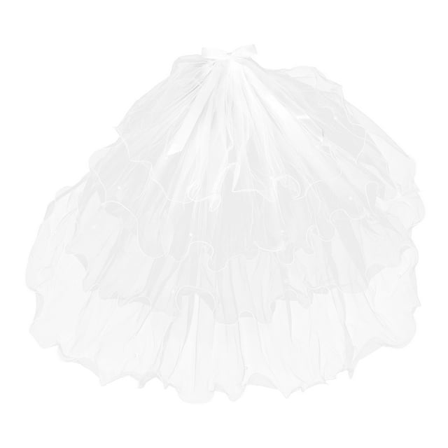 Velo de novia con lazo, velo de novia multicapa para novias, fotografía de boda y despedida de soltera, elegantes accesorios para el cabello