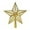 Gold, variant on Christmas Tree Topper, Star Christmas Tree Topper, for Xmas Tree Topper Ornament Indoor Party Bedroom Home Decoration, 8.2" X 7.9"