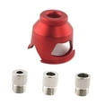 thumbnail image 2 of Kit de guía de espiga para taladro de orificio recto, herramienta de carpintería para bricolaje, reemplazo de guía de taladro autocentrante para Rojo, 2 of 8