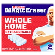 Mr. Clean Magic Eraser Sponge, Cleaner, Whole Home Extra Durable, 2ct
