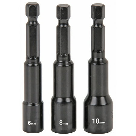 Metric Magnetic Nutsetter - Metric Quick Release Magnetic Nutsetter Set 3 Pc