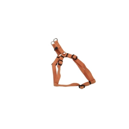 Sox Fiber - Coastal Pet Products New Earth Soy Comfort Wrap 14445 5/8 Inch Natural Fiber Adjustable Dog Harness, 16 - 24 Inch Girth, Pumpkin