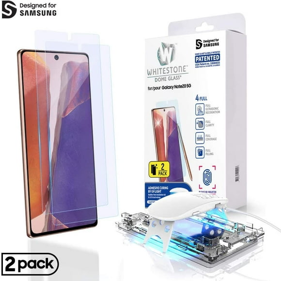 Galaxy Note 20 Screen Protector [Dome Glass] Full Coverage Tempered Glass Shield [Liquid Dispersion Tech] Easy Install