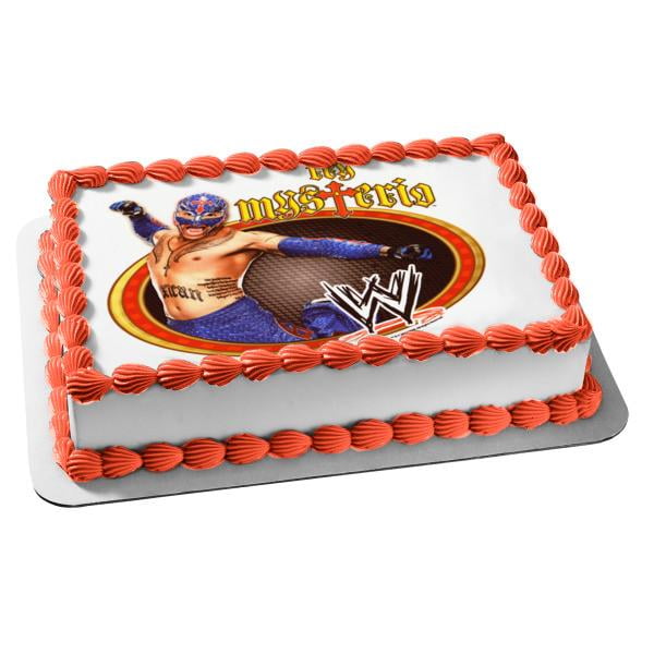 Rey Mysterio WWE Wrestling Birthday Edible Image Cake Topper