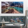 thumbnail image 1 of Grotte Glacière Colorée - Impression sur Toile Paysage Extra Large, 1 of 3