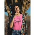thumbnail image 2 of Love My Comfort Zone Shaped T-Shirt Women -Image by Shutterstock, Female XX-Large, 2 of 4