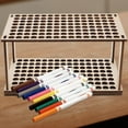 thumbnail image 5 of ULTNICE Wood Storage for Marker Pens Marker Storage Case Khaki 1Pack for Studio Use and Organization, 5 of 8