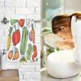 thumbnail image 7 of Yayeee 2 Pack Hand Towels for Bathroom 100% Cotton 16" x 28" Kitchen Towel, Vegetables Pattern, 7 of 7