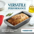 thumbnail image 2 of Farberware Nonstick 2 Piece Bakeware Bread and Meat Loaf Pan Set, Gray, 2 of 7