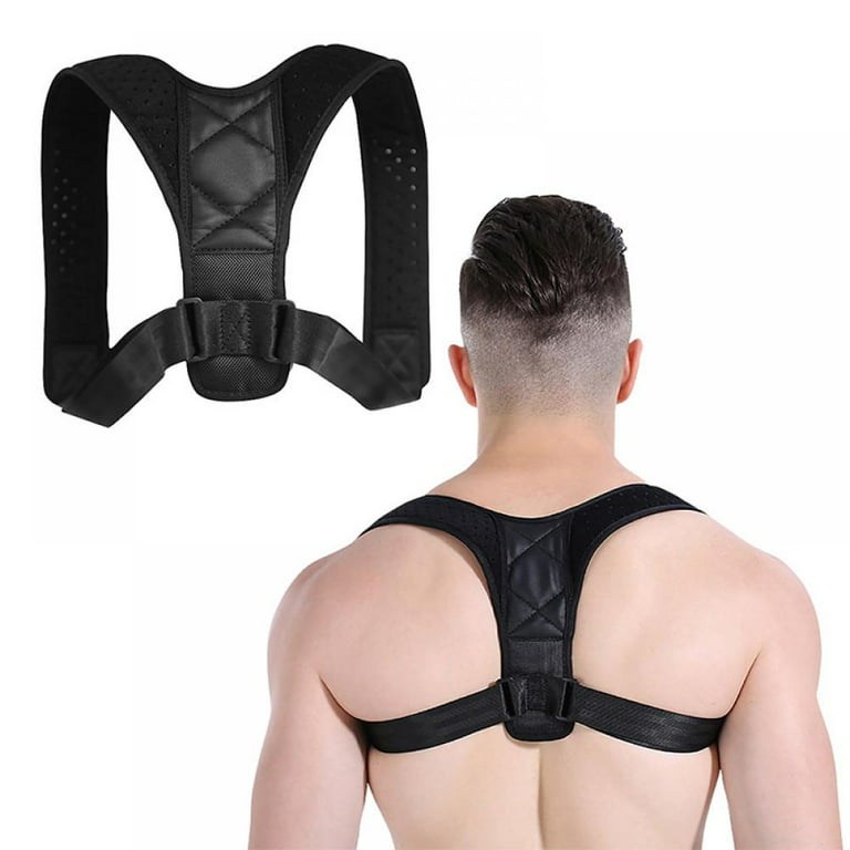 Posture Corrector Brace Women Men Adjustable Breathable Shoulder Clavicle  Upper Back Support Belt