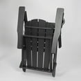 thumbnail image 6 of CQSXDA HDPE Folding Adirondack Chair With Dual Cup Holder - Composite Design In A Natural Wood Texture - Outdoor Furniture Comfort, 6 of 11